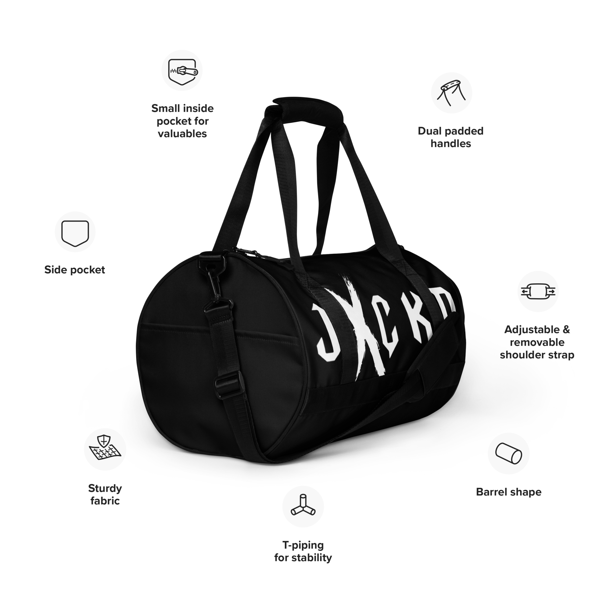 Jxckd Essential Duffle Bag